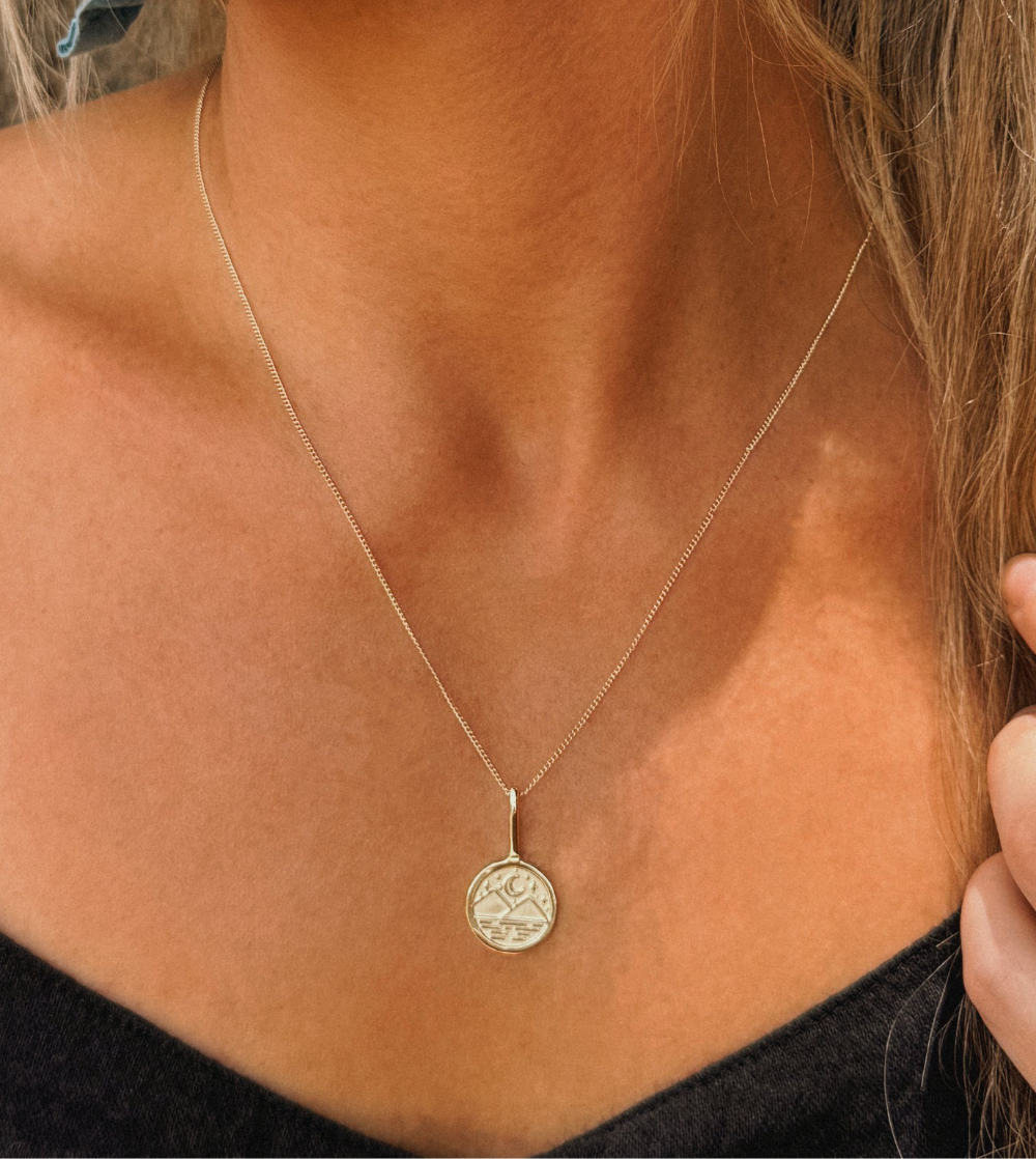 Mountain and Stars Necklace